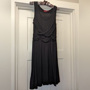Black cotton dress
